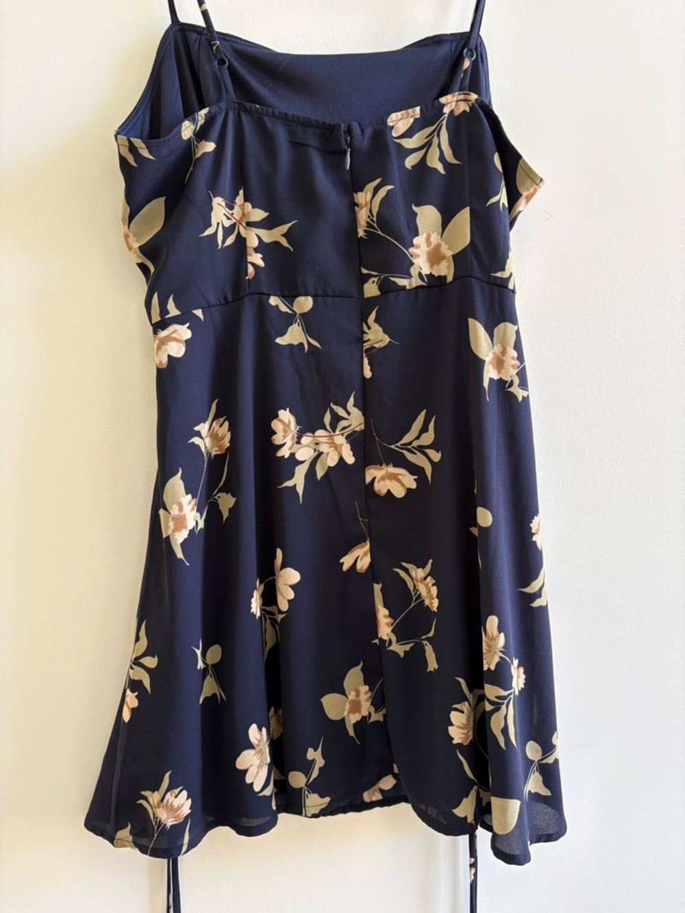 Lulu’s Navy Floral Spaghetti Strap Mini Dress - Picture 10 of 12